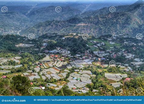 Top View of Bineng, La Trinidad, Benguet Stock Photo - Image of view, town: 189384802