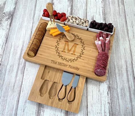 Charcuterie Board Personalized, Personalized Cutting Board, Engraved Personalized Cheese Board ...