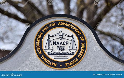 NAACP Founded In 1909 Logo In Black And White Editorial Photo ...