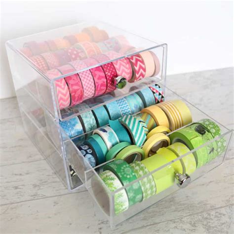 How to Organize Washi Tape - Aubree Originals