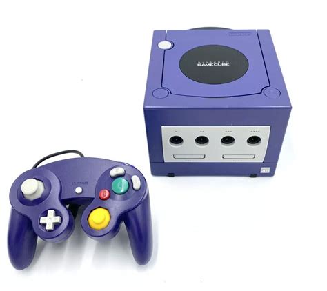 Nintendo GameCube Indigo Purple GC Console US Region+Controllers+Wires Bundle | eBay