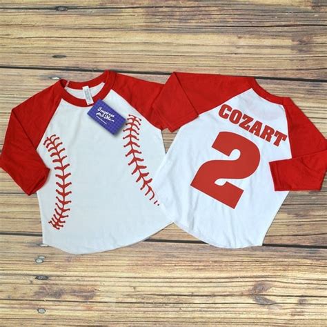 Personalized Raglan Baseball Shirt. American Apparel. Kids.