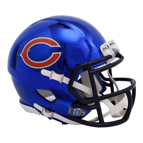 Riddell Chicago Bears Chrome Alternate Speed Mini Football Helmet