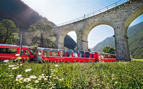 Switzerland Train Tickets - Bernina Express Train in Switzerland