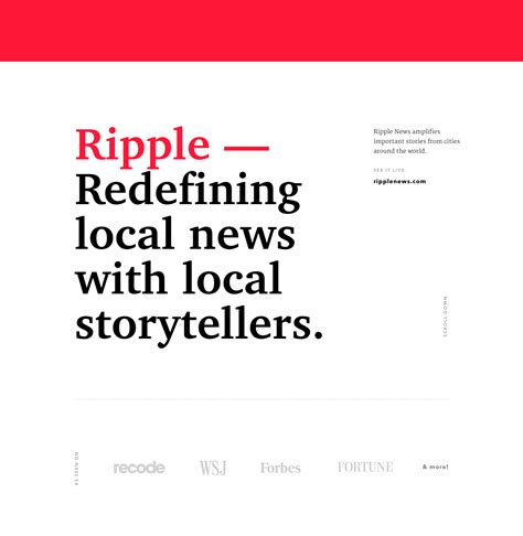 Ripple News on Behance