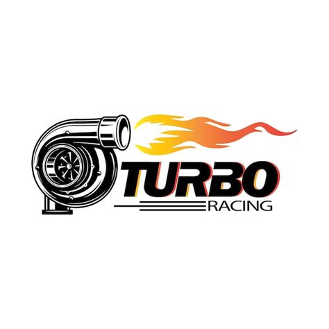 Premium Vector | Icon logo turbo racing vector