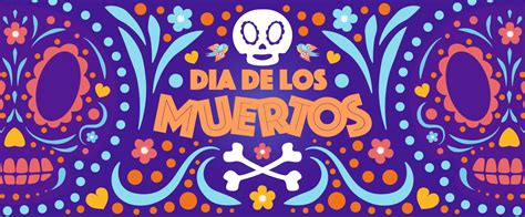 Dia de Los Muertos banner colorful style 7653882 Vector Art at Vecteezy