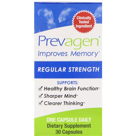 Prevagen, Prevagen, Regular Strength, 30 Capsules - iHerb