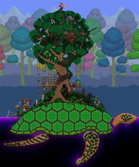 Giant Turtle Island. : r/Terraria