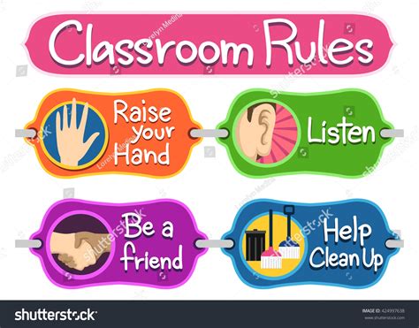 1,165 imágenes de Kindergarten rules - Imágenes, fotos y vectores de stock | Shutterstock