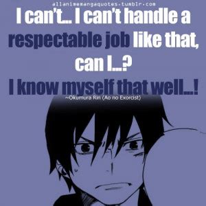 Blue Exorcist Quotes. QuotesGram