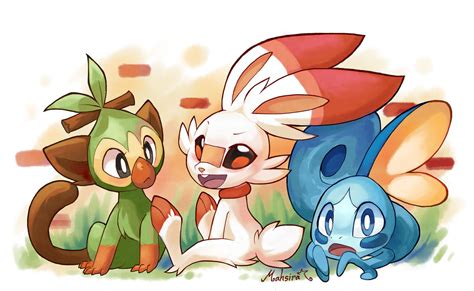 Galar Starter by Mahsira on DeviantArt