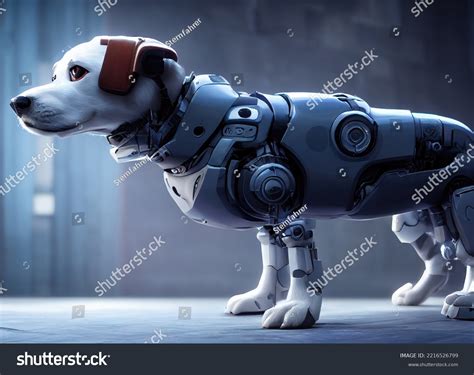 Sci Fi Cyborg Dog Full Size Stock Illustration 2216526799 | Shutterstock