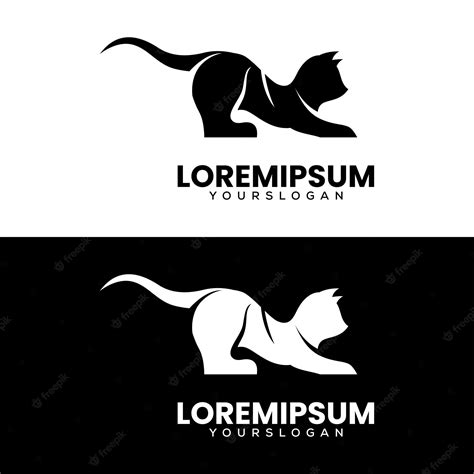 Free Vector | Cat logo design template