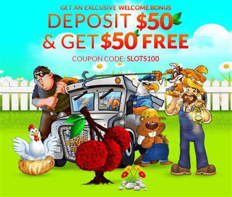 Slots Garden Deposit $50 Get $50 - Casino Bonus Codes