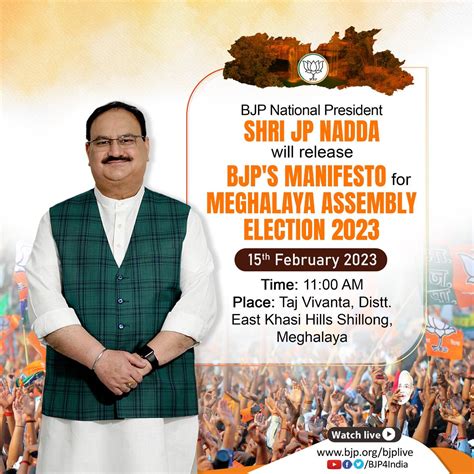 BJP on Twitter: "BJP National President Shri @JPNadda will release BJP ...