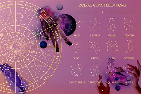 Zodiac Constellation Signs and Map. Graphic by Olya.Creative · Creative ...