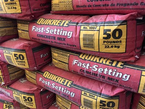 Quikrete 50 lb Red Bags | Oklahoma Lumber & Supply