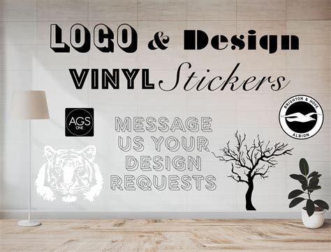 Large Custom Vinyl Window Decal Stickers Any Logo & Design - Etsy UK