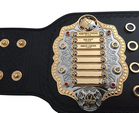 NJPW IWGP V4th Heavyweight Championship Replica Title Belt with Free Carrying Bag