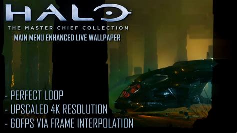 Halo: MCC - Main Menu Enhanced Live Wallpaper 4K 60fps - YouTube