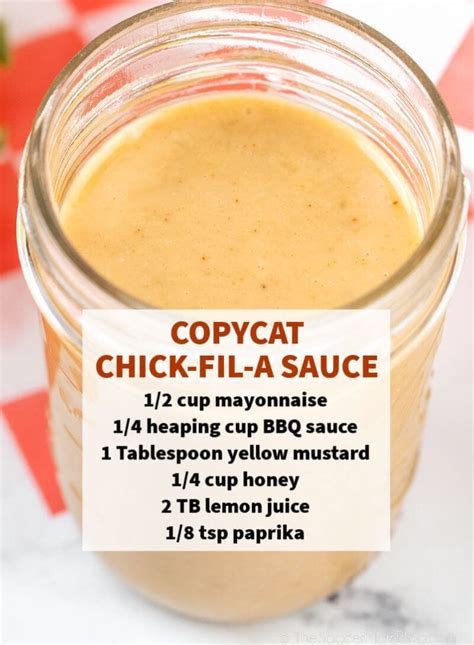 Copycat Chick-Fil-A Sauce Recipe - The Soccer Mom Blog