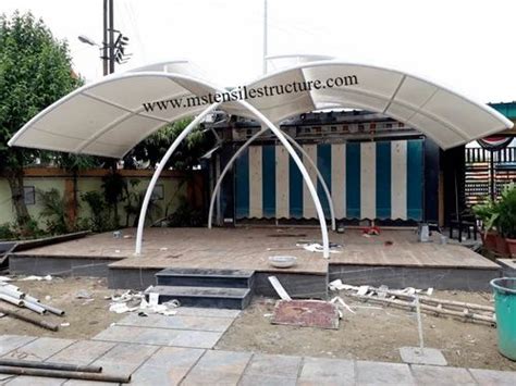 Tensile Fabric Car Shed at Rs 350/piece | Car Parking Tensile Structure ...