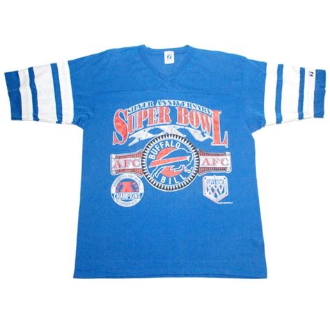 Vintage 1990 Buffalo Bills Super Bowl Print by BrooklynVoyager