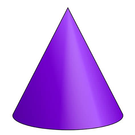 Cone clipart 3 d shape, Cone 3 d shape Transparent FREE for download on ...