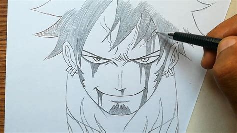 How to draw Law from One Piece | Law drawing step by step | Tutorial ...