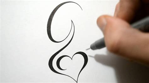 Cursive Letter G Tattoo Designs