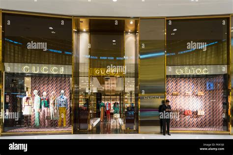 Gucci fashion shop in Dubai Mall Dubai United Arab Emirates Stock Photo - Alamy