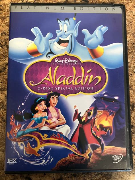 Aladdin (DVD, 1994, 2-Disc Special Edition, Disney, Platinum Edition ...