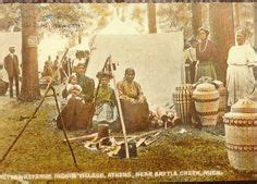 Photo of a Potawatomi Village Native American Baskets, Native American ...