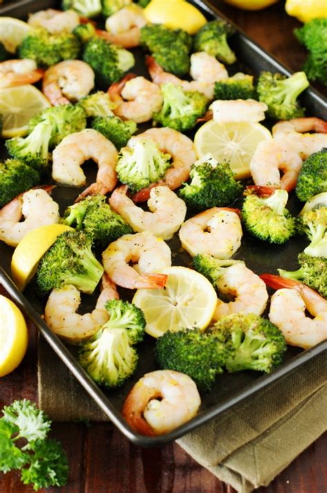 Roasted Shrimp & Broccoli Sheet Pan Supper | The Kitchen is My Playground