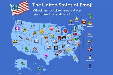 What’s your favorite emoji? SwiftKey’s ‘United States of Emoji’ map ...