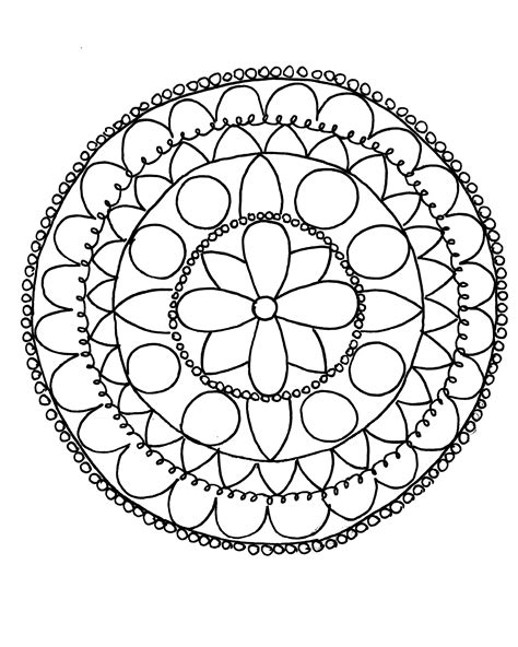 Simple Flower Pattern Drawing at PaintingValley.com | Explore ...