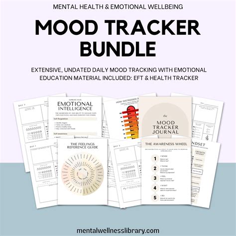 Mood Tracker Journal Bundle – mentalwellnesslibrary