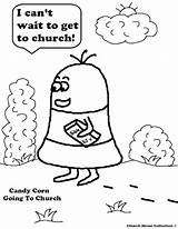 Church House Collection Blog Candy Corn Carrying Bible And Going To  sketch template
