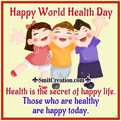 World Health Day Slogans - SmitCreation.com