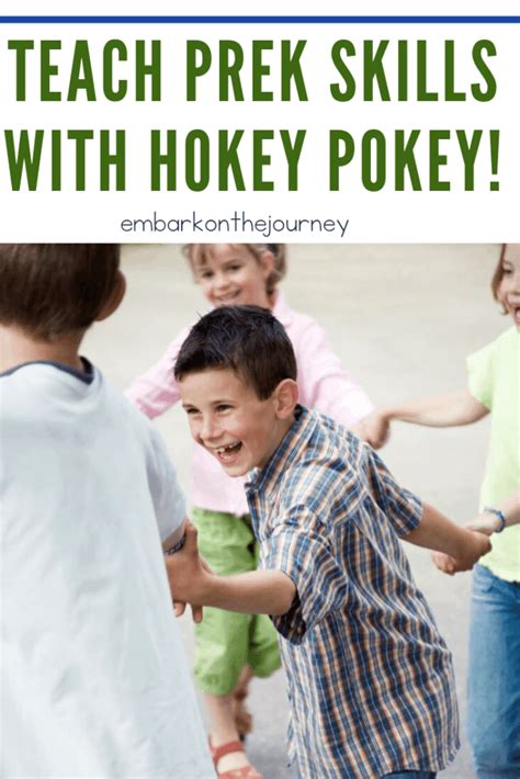 Sneaky Learning with a Hokey Pokey Preschool Game