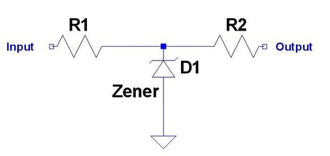 ¿Por qué se usan resistencias en un circuito de sujeción Zener? - Electronica