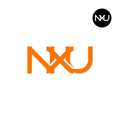 Premium Vector | NXU Logo Letter Monogram Design