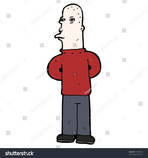 Suspicious Cartoon Man Stock Vector Illustration 79493035 : Shutterstock