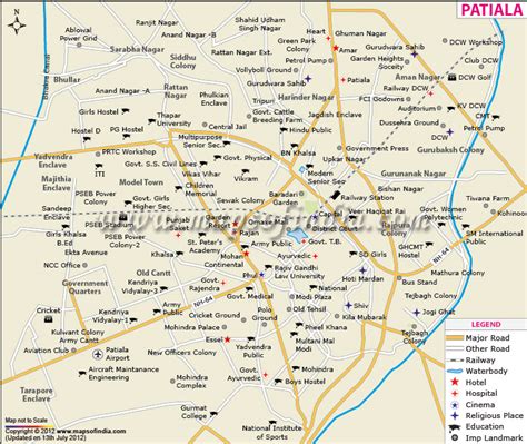 Patiala City Map