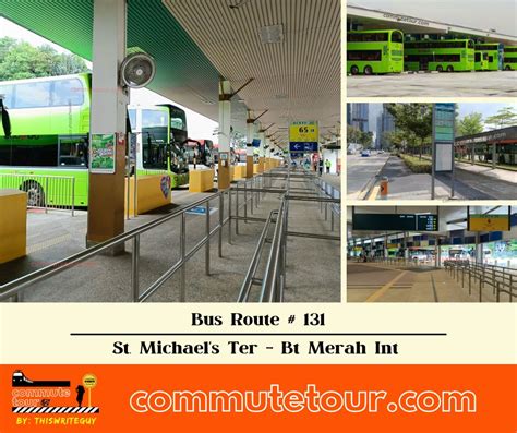 SG Bus 131 Route Map, Bus Schedule and Stops from St. Michael’s ...