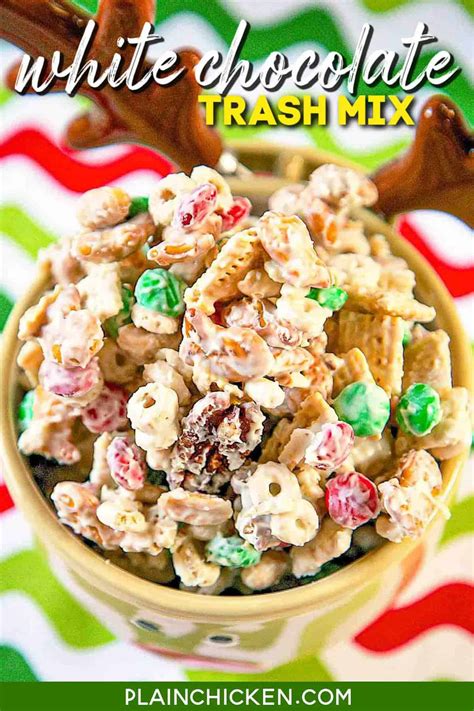 White Trash Chocolate Chex Mix Recipe | Dandk Organizer