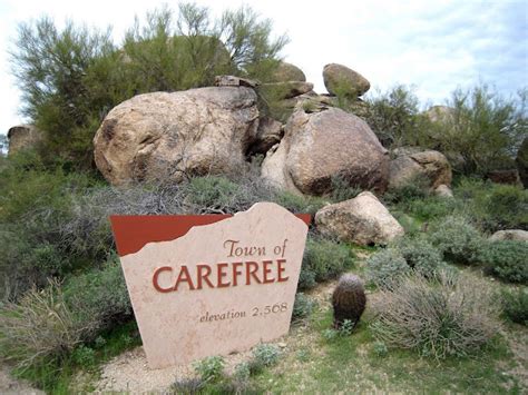 Geographically Yours Welcome: Carefree, Arizona