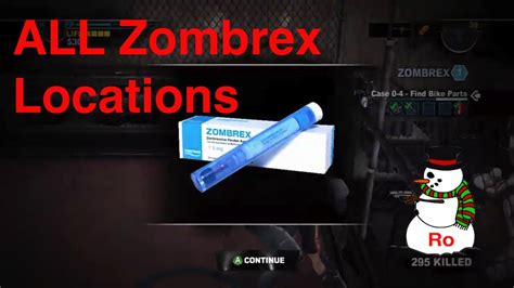 ALL Zombrex Locations | Dead Rising 2 - YouTube