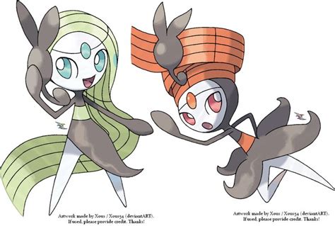 Meloetta v.3 by Xous54 on deviantART | Pokemon collection, Pokemon, Art